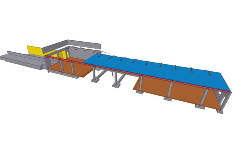 Modell av en ny byggetegning for en moderne nettside for byggkonsulenter i Norge.